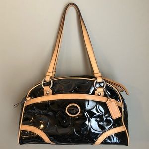 Platinum Black Coach Bag 🖤 Never been used!